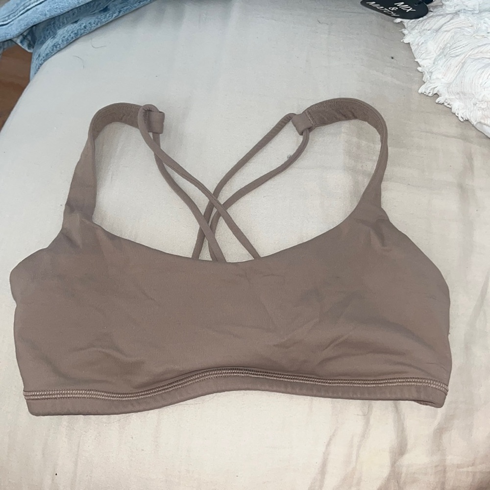 lululemon athletica Brown Sports Bra